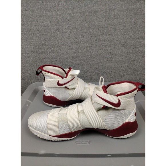 Nike LeBron Soldier 11 Shoes Mens Size 17 Zoom Basketball‎ Strap 897644-101 main image 5